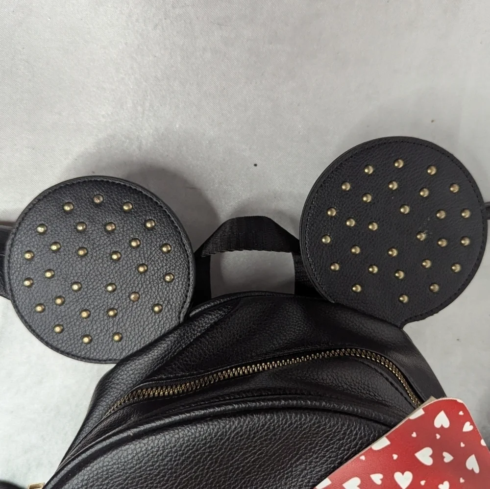 Disney Minnie Mouse Backpack Black with Red Bow by Olivia Miller NO OFFERS‎
